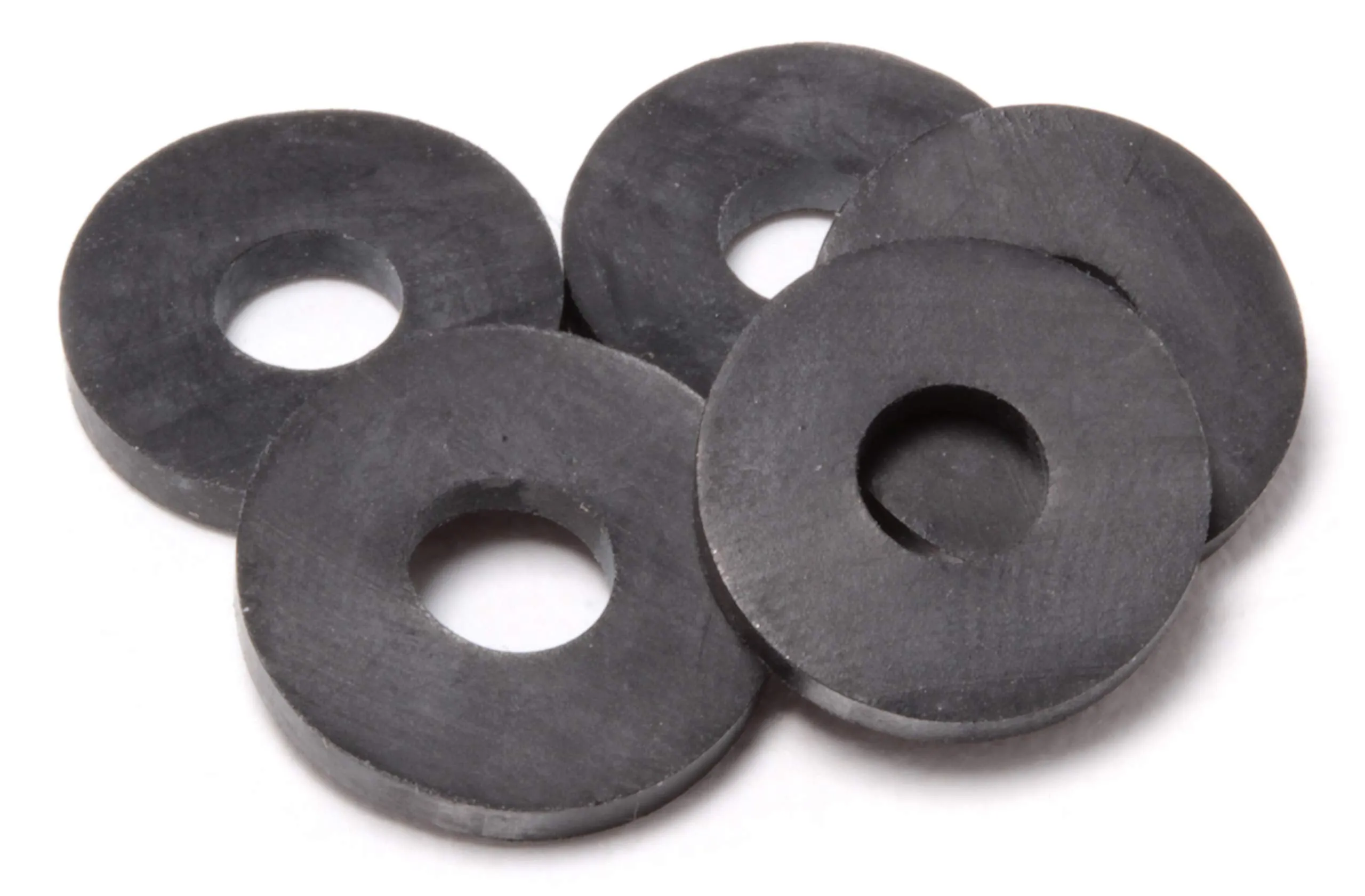 1/4" x 5/8" OD, EPDM Rubber Washers, (100 Pack) Neoprene, 3/32" Thickness - Choose Size