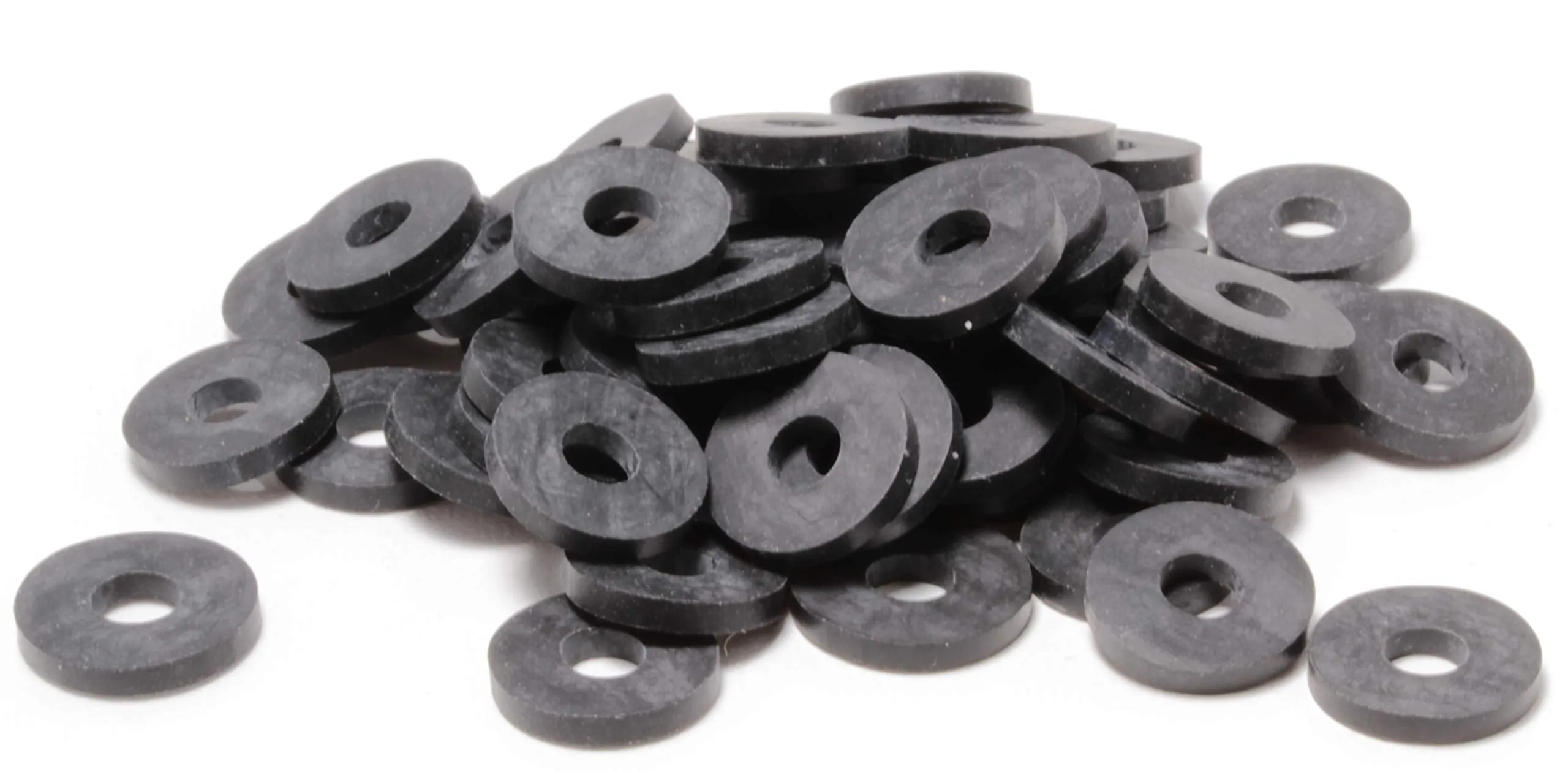 1/4" x 5/8" OD, EPDM Rubber Washers, (100 Pack) Neoprene, 3/32" Thickness - Choose Size