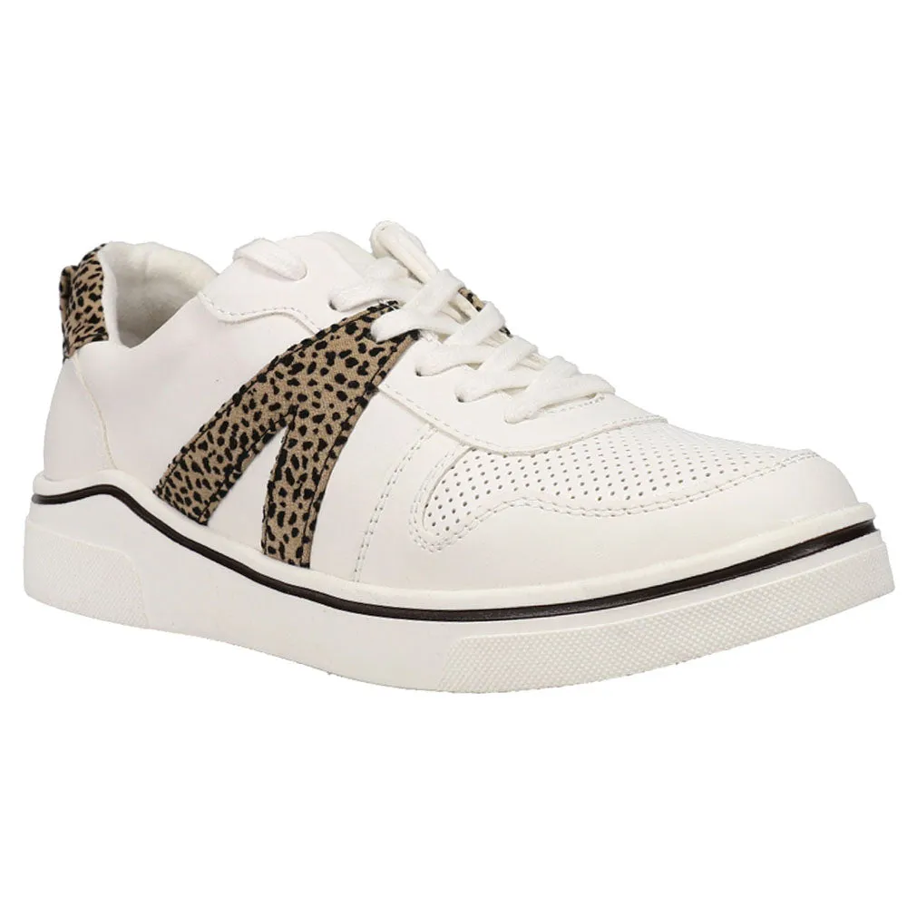 Alta Cheetah Print Lace Up Sneakers