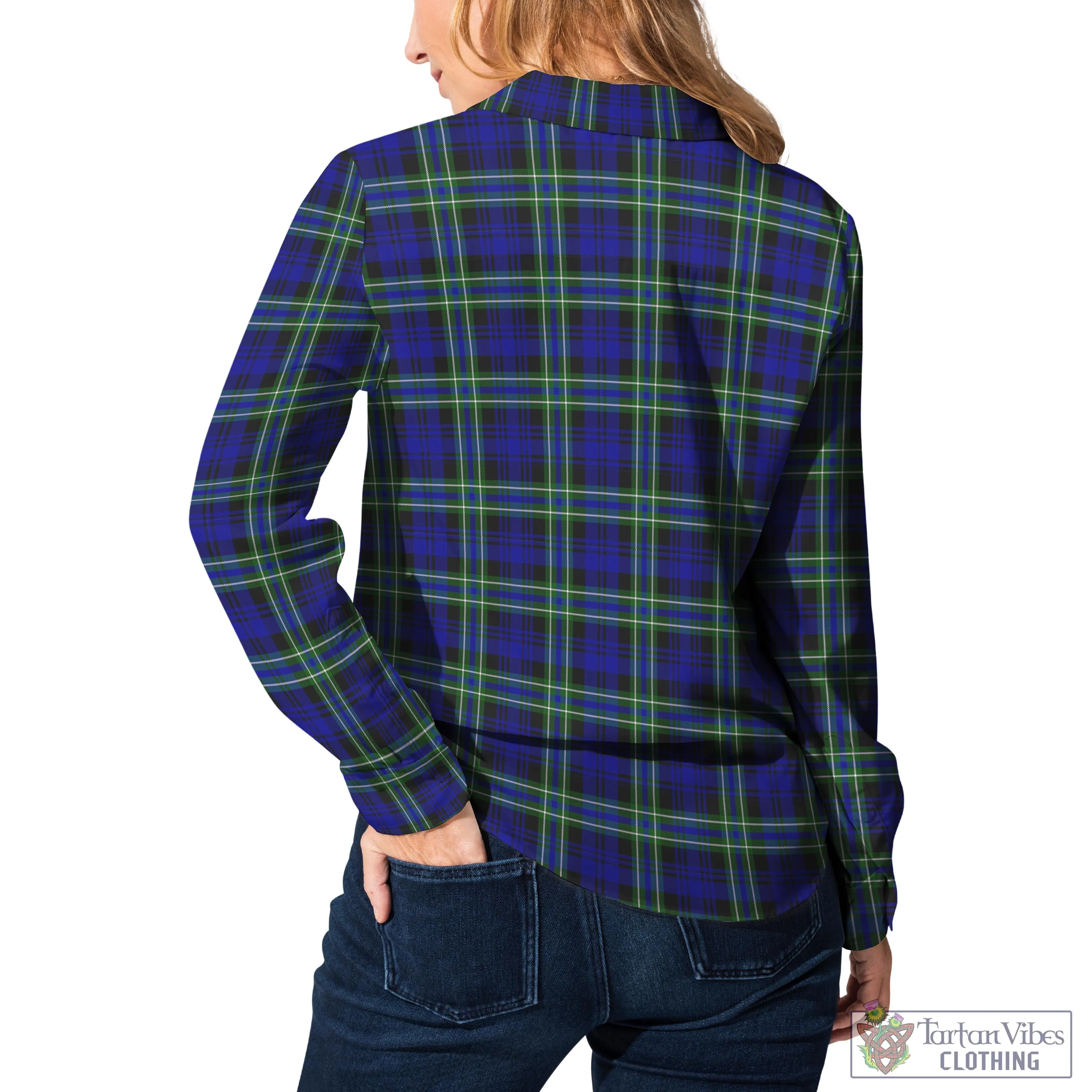 Arbuthnot Modern Tartan Women's Casual Shirt with Family Crest