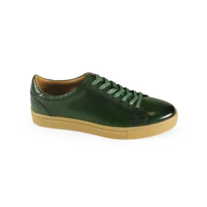 AZOR LA MODE Men's Phoenix Smart Casual Leather Pumps - Green