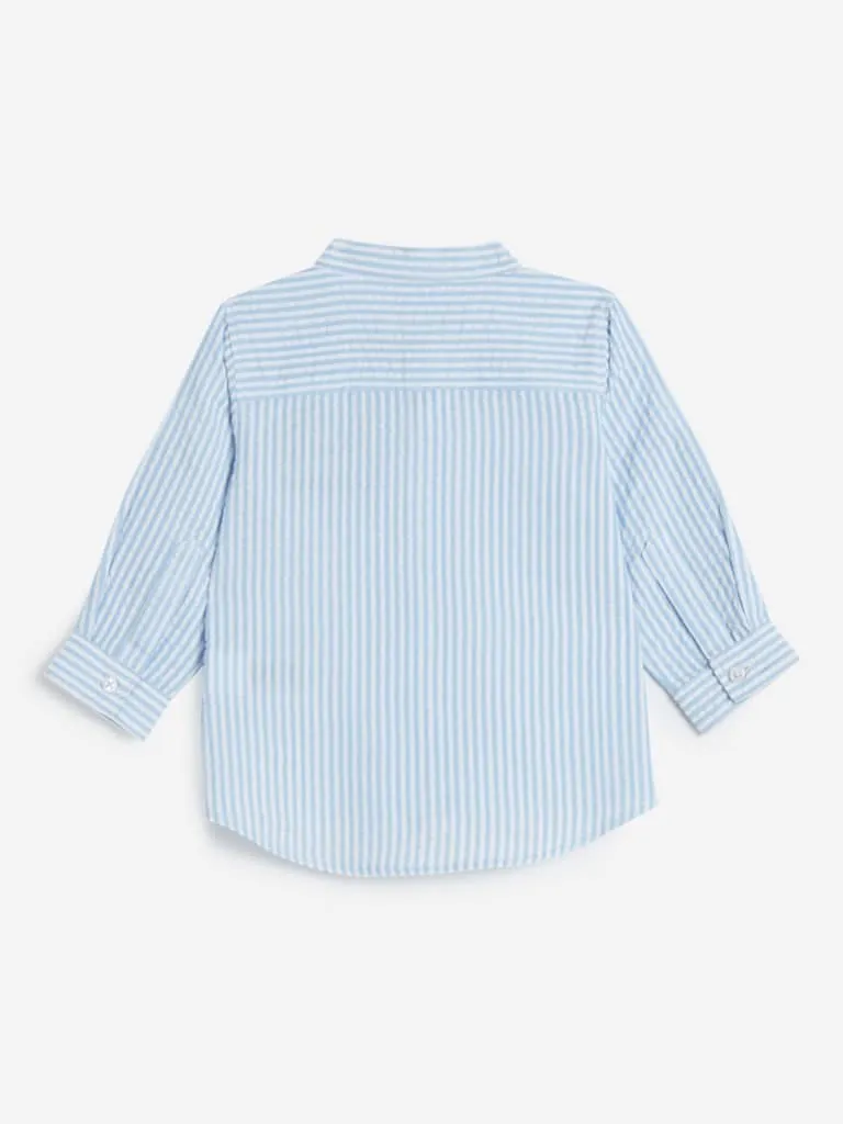 Baby HOP Blue Striped Shirt