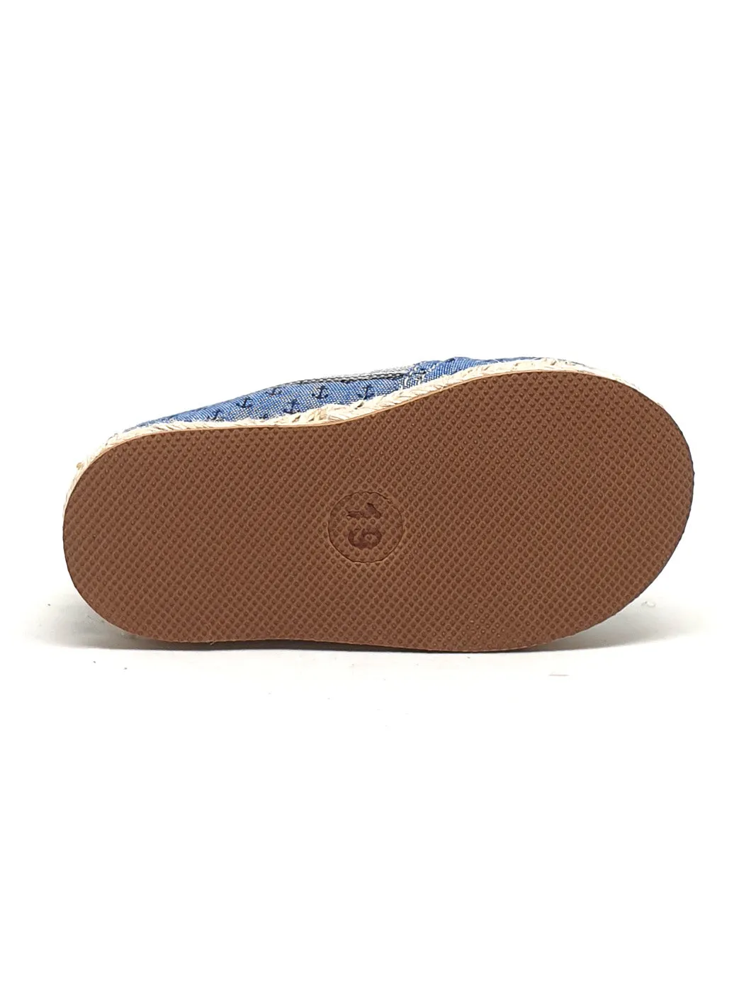 Baptismal Baby shoe Espadrille-Boy-TONY blue