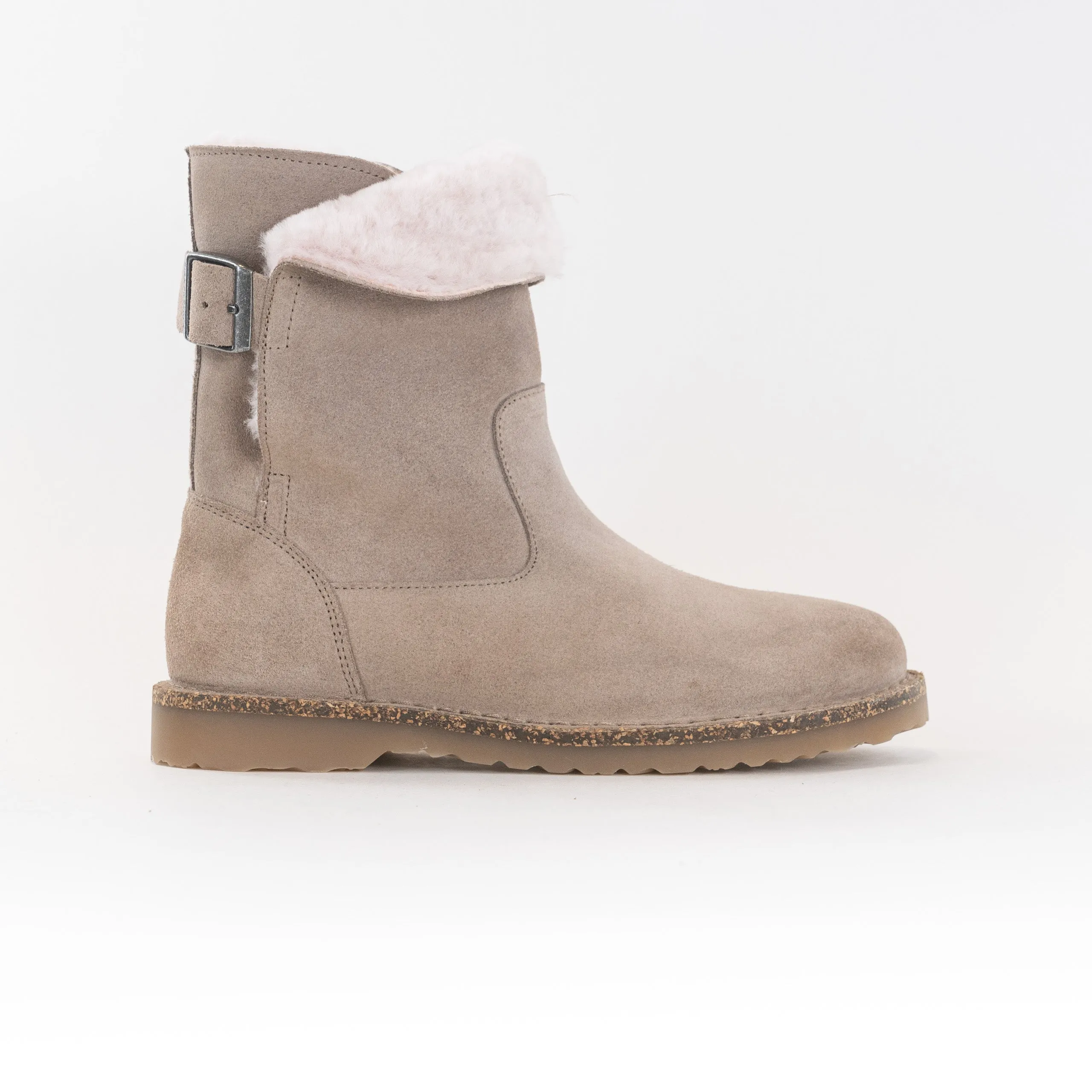 Birkenstock Uppsala Shearling (Women's) - Gray Taupe Suede