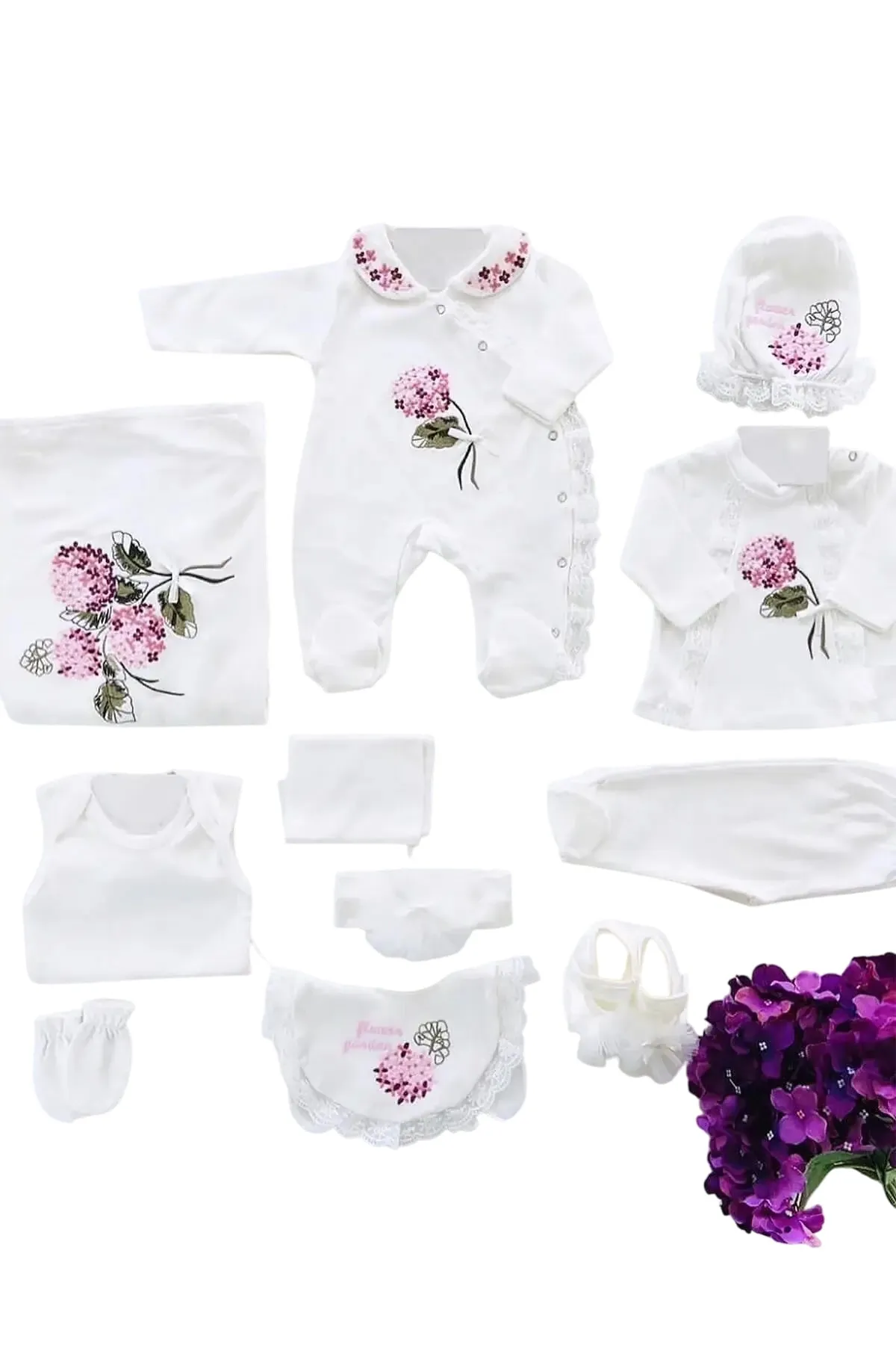 Bloom Floral Newborn Coming Home Set (11 Pcs)