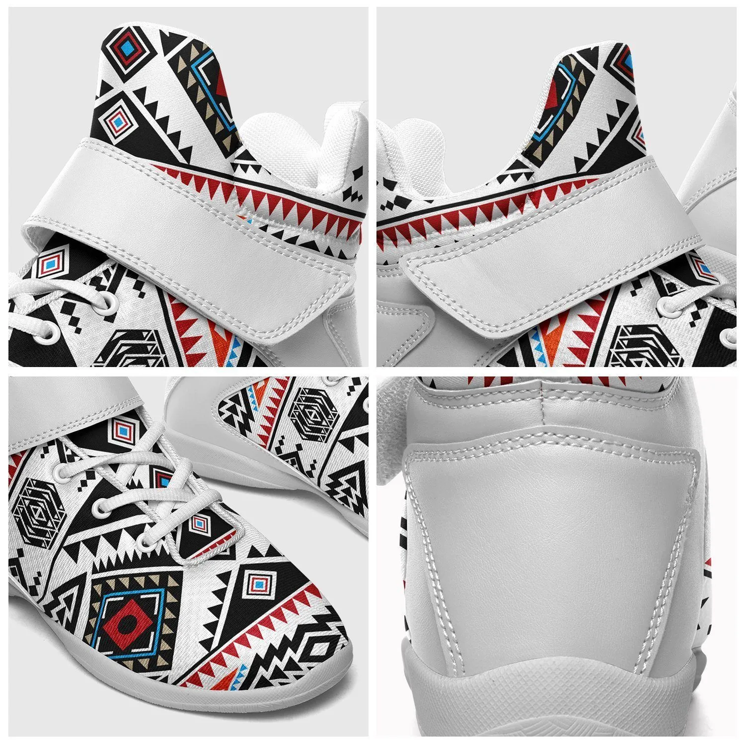 California Coast Ipottaa Basketball / Sport High Top Shoes - White Sole