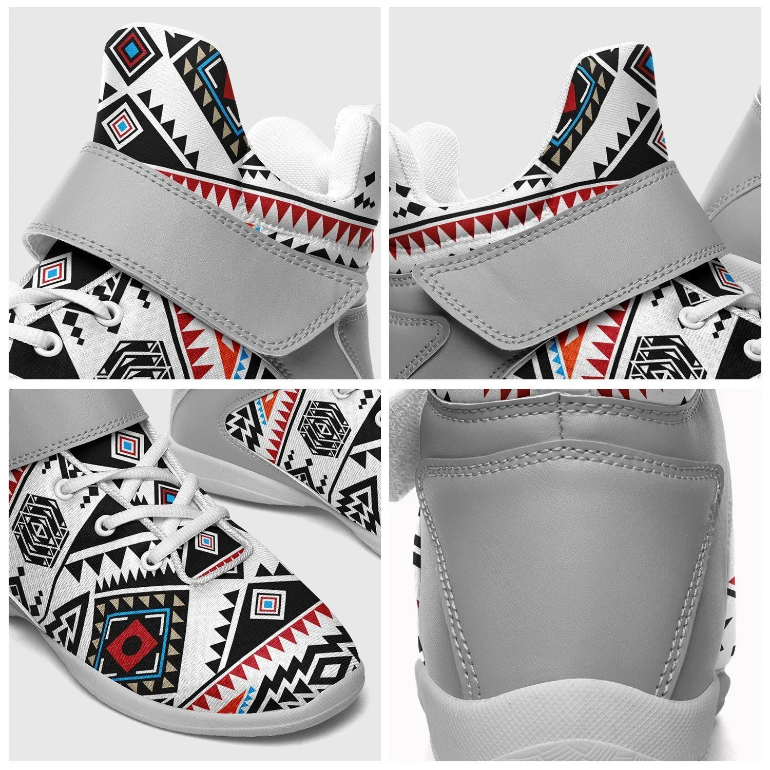 California Coast Ipottaa Basketball / Sport High Top Shoes - White Sole