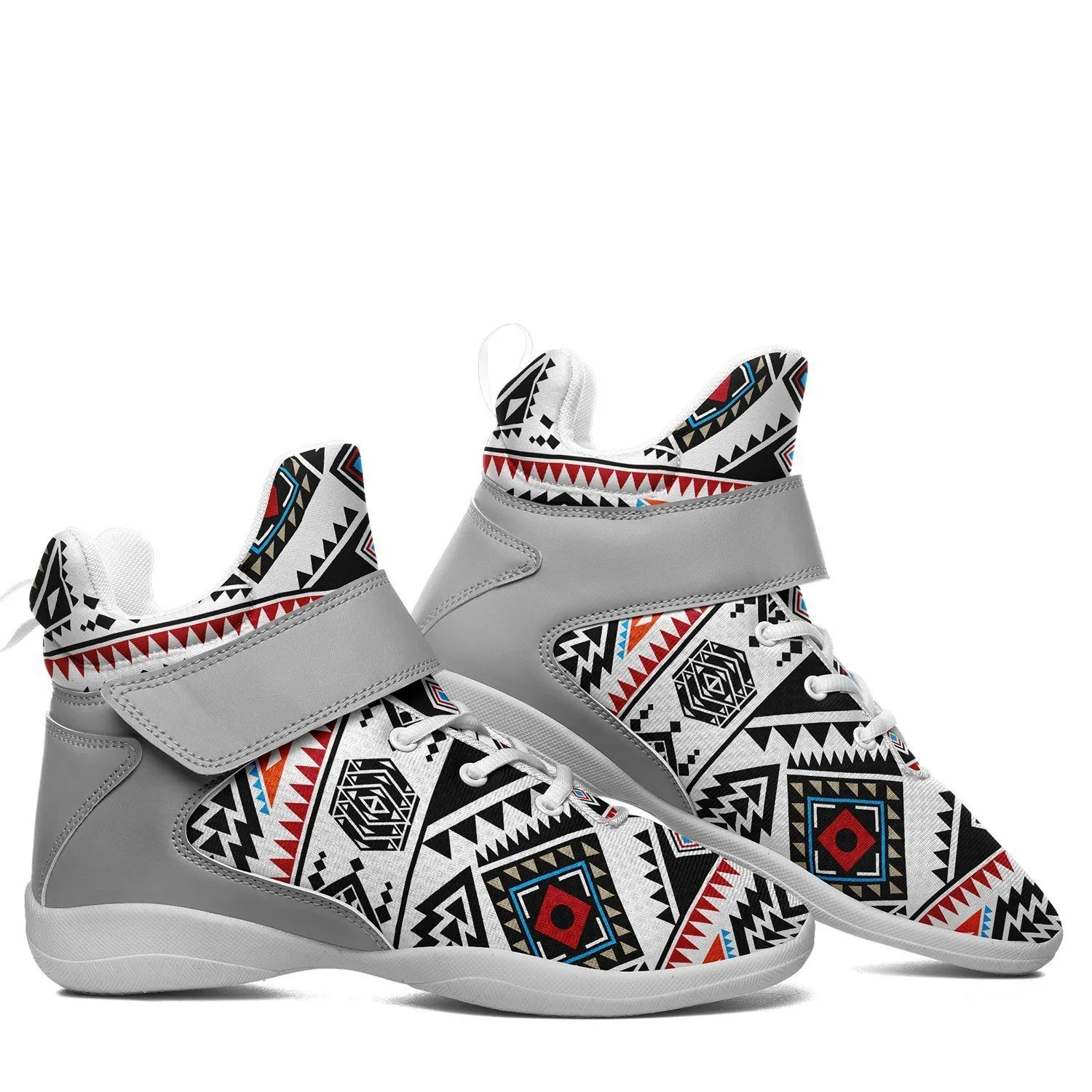 California Coast Ipottaa Basketball / Sport High Top Shoes - White Sole