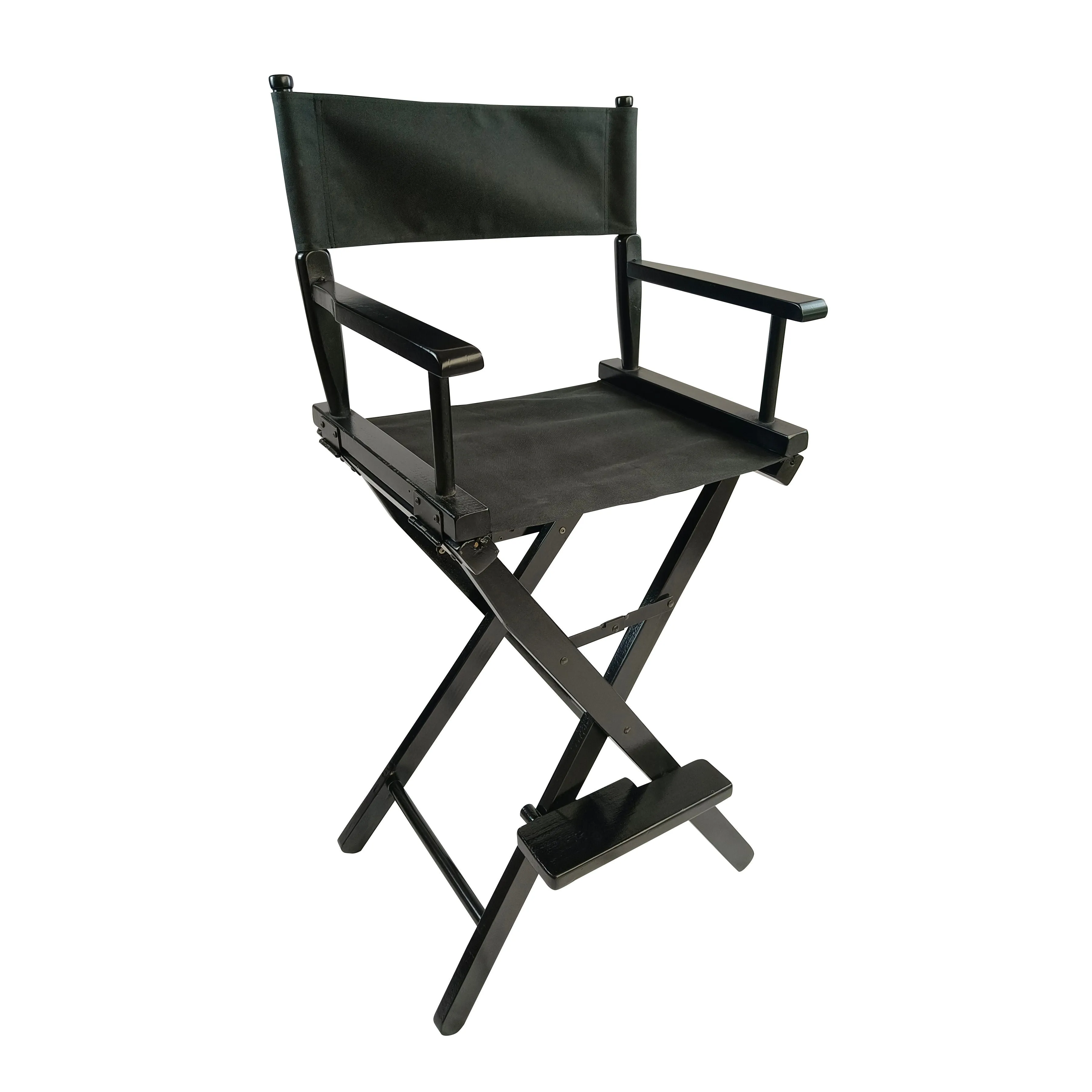 Casual Home Director's Chair, Foldable Style, Suitable For Adults (Set of 2) - Black