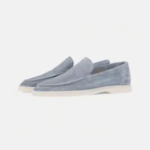 Casual slip-on suede loafers