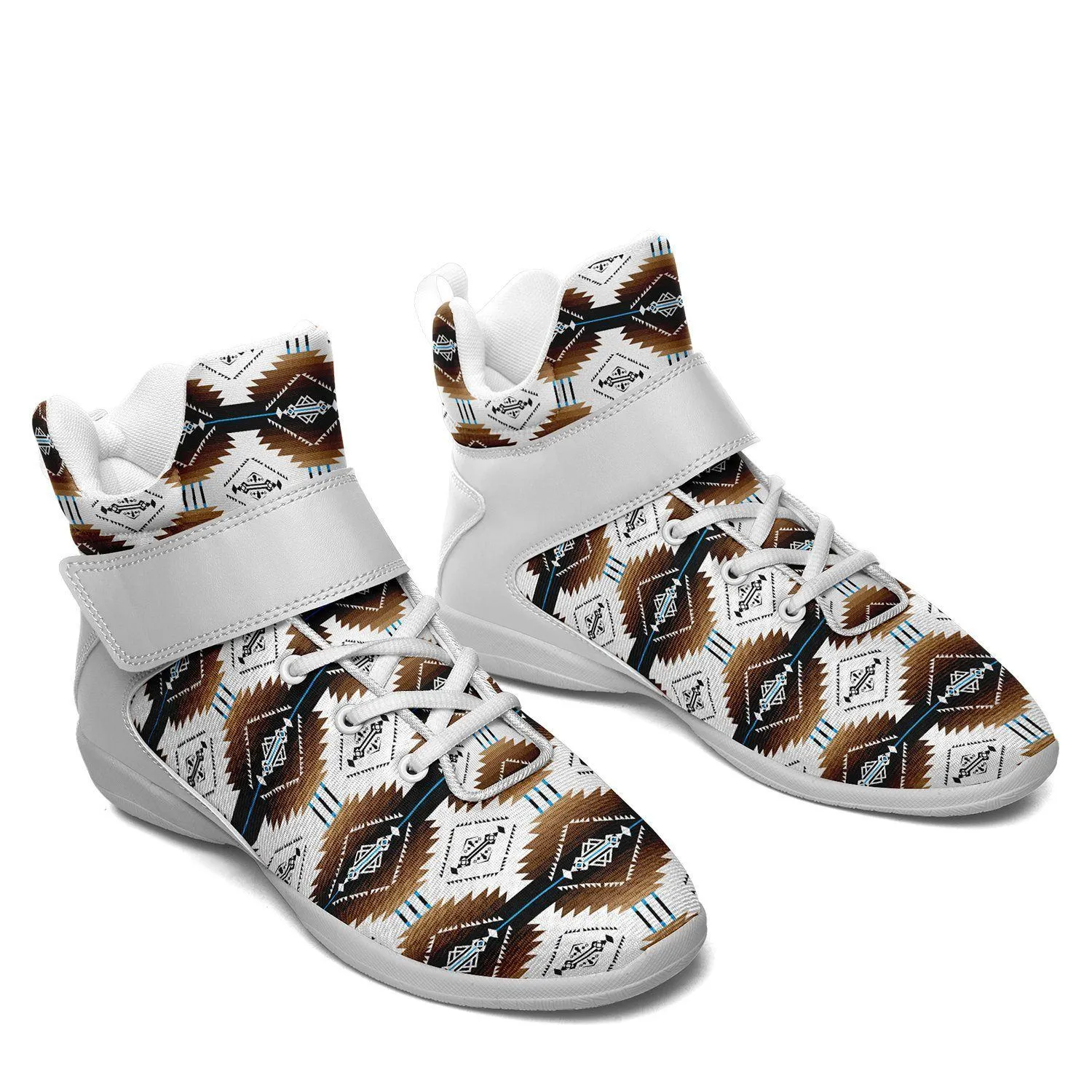 Cofitichequi White Kid's Ipottaa Basketball / Sport High Top Shoes