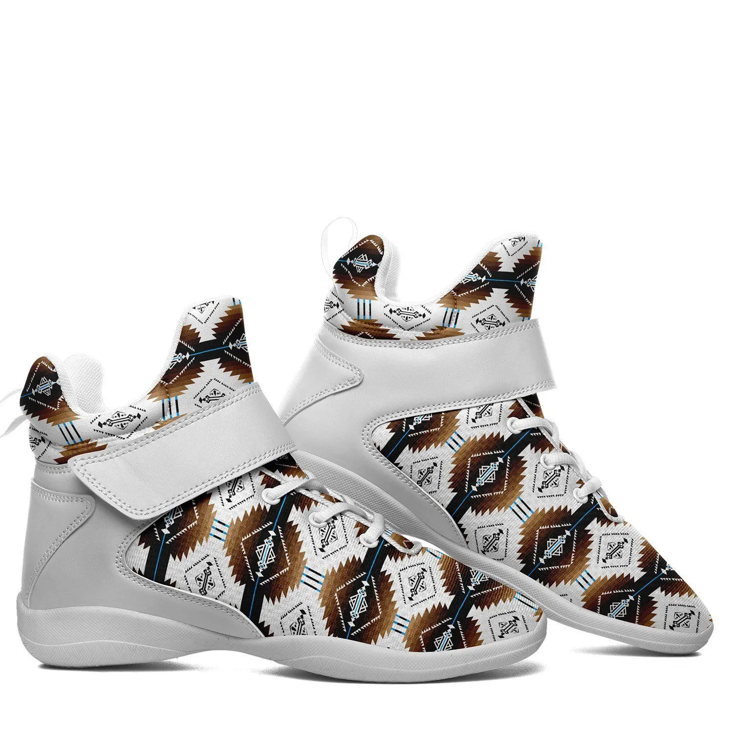 Cofitichequi White Kid's Ipottaa Basketball / Sport High Top Shoes