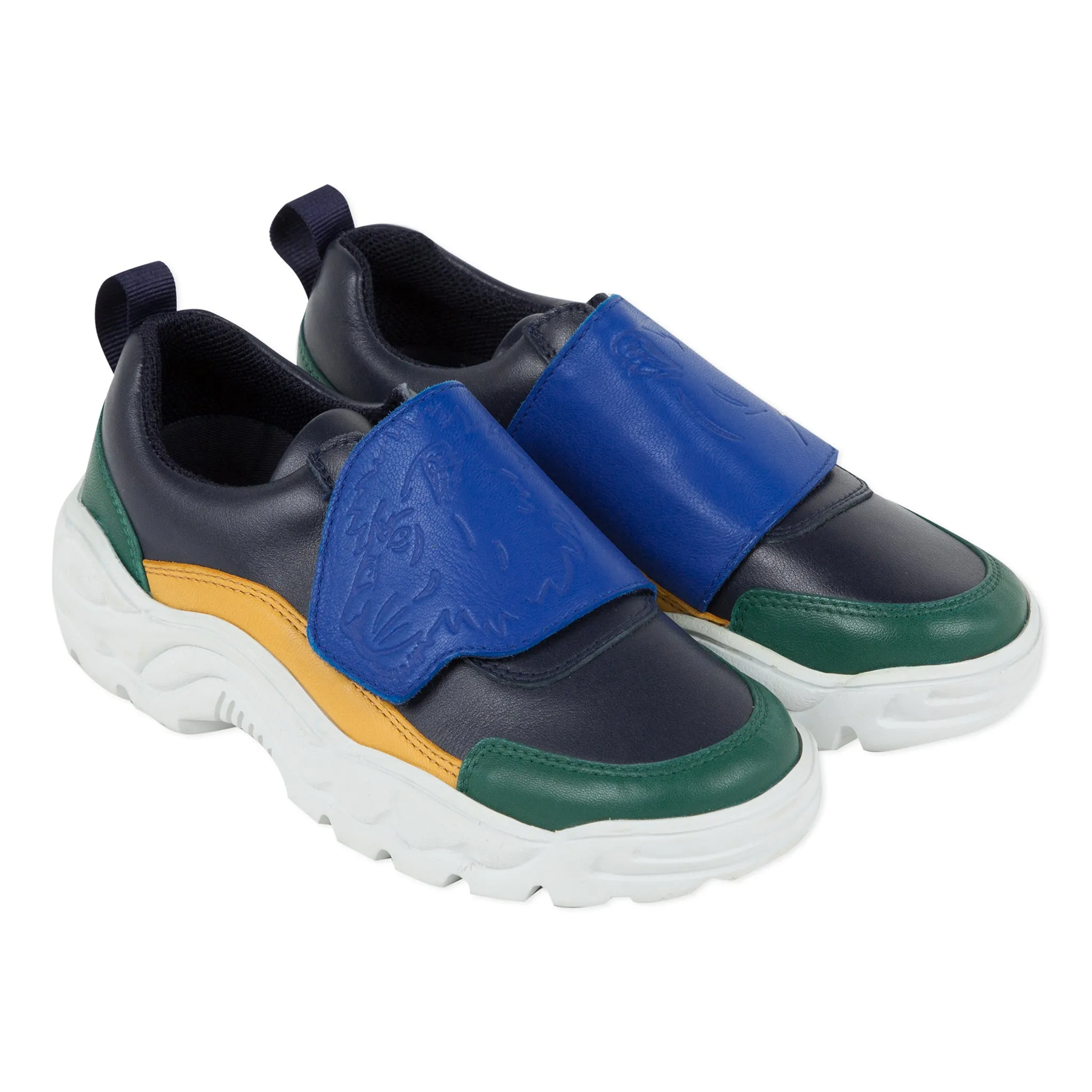 Colorblock Leather Sneakers - Kid  - FINAL SALE