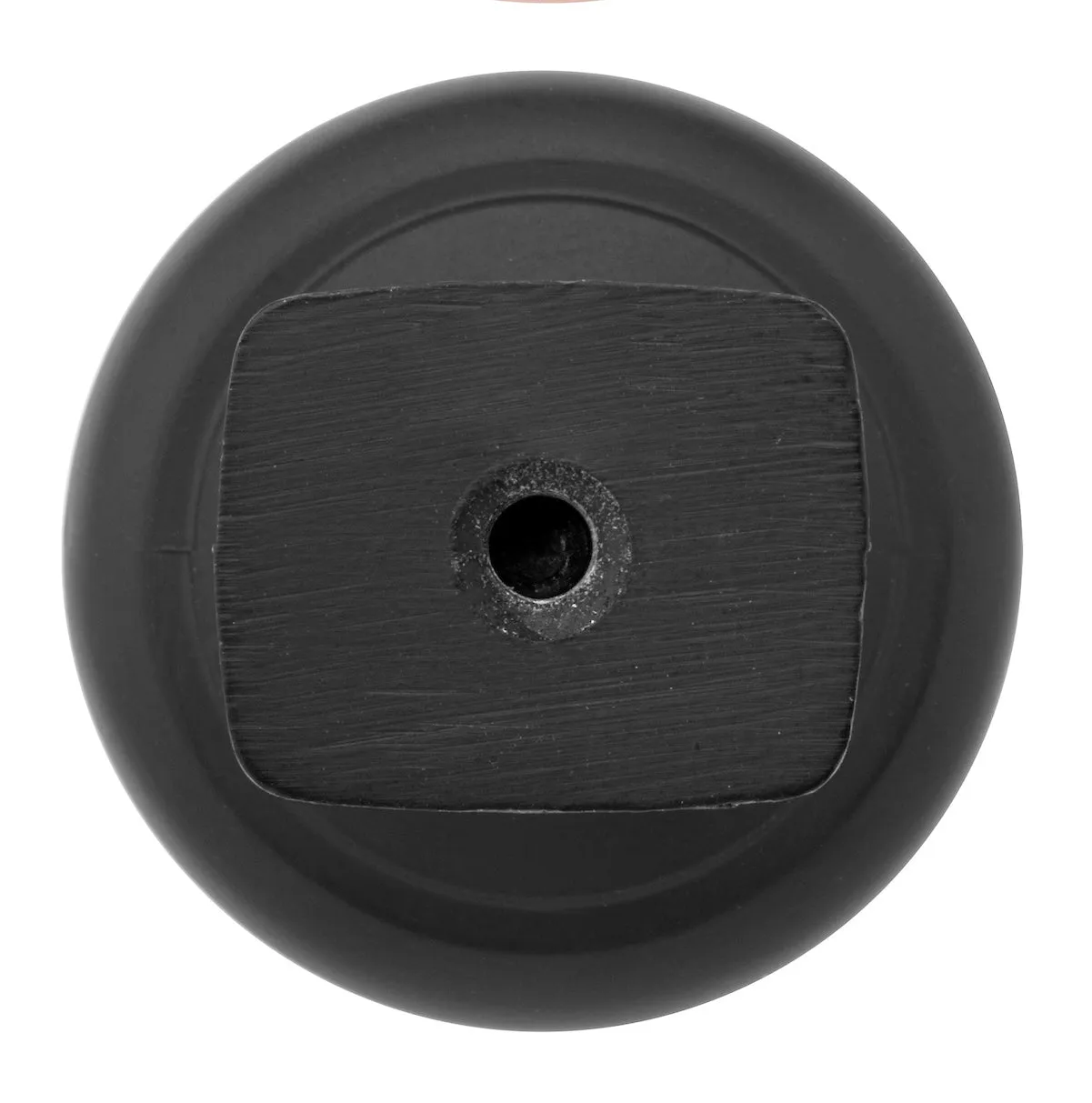 Diversa Matte Black Round Solid Cabinet Knob