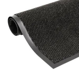 Dust Control Mat Rectangular Tufted 90x150 cm Black