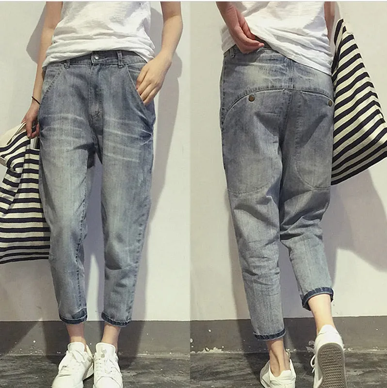 Harlem - Loose style denim trousers