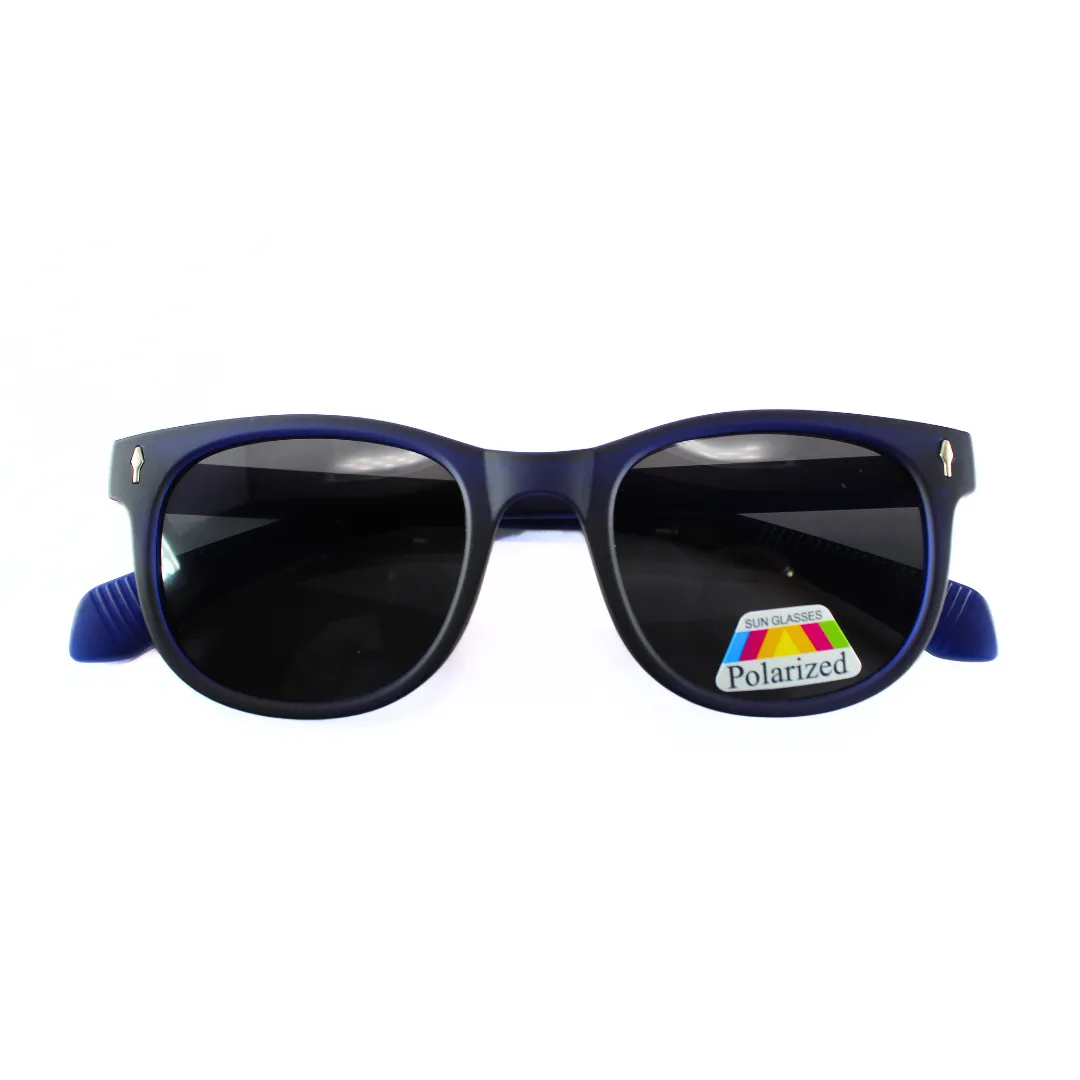 Jubleelens Wayfarer Matte Blue Sunglasses - Black Stylish and Functional, with the Added Benefit of UV Protection, Glare Reduction, and a Modern Matte Finish in a Bold Blue Color