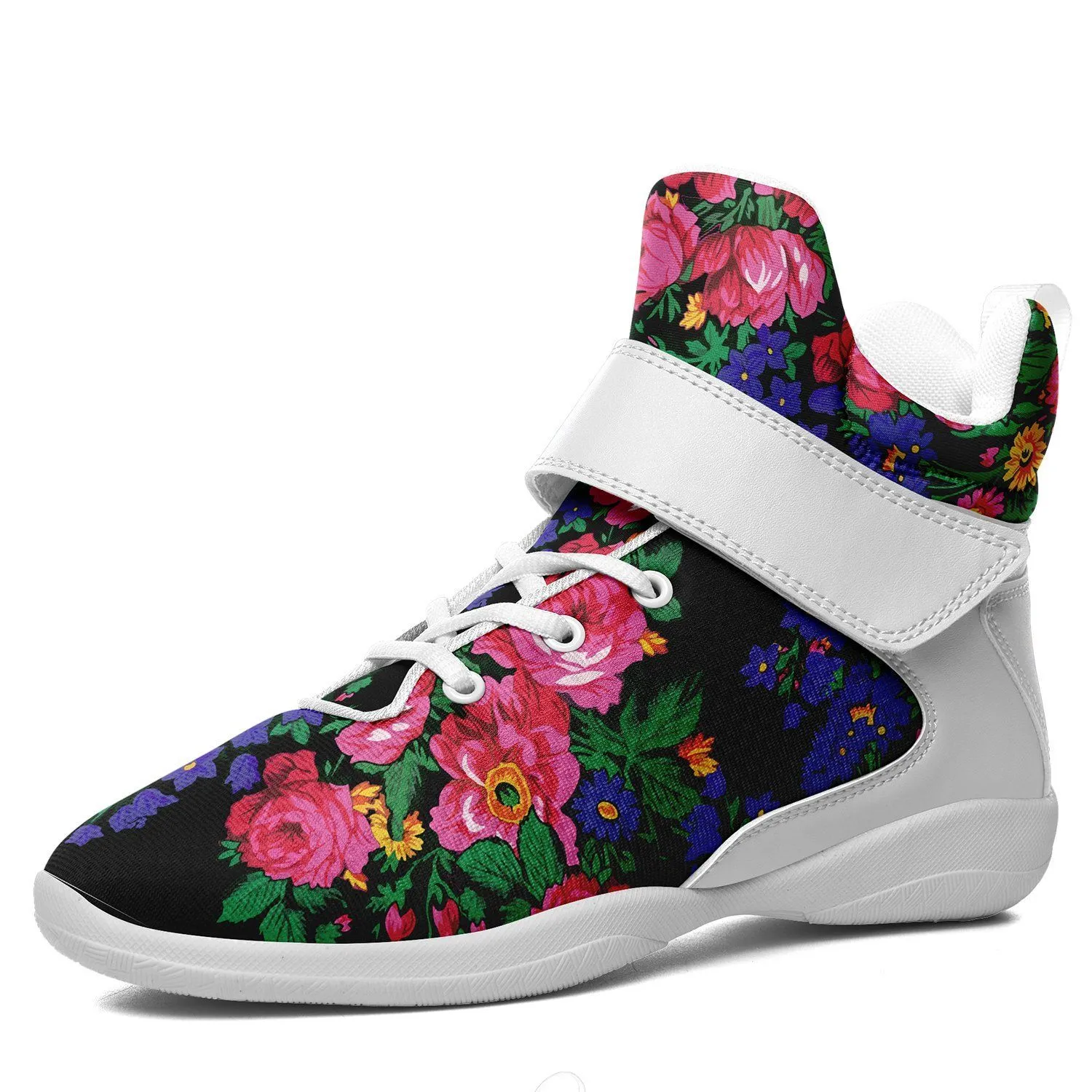 Kokum's Revenge Black Ipottaa Basketball / Sport High Top Shoes - White Sole