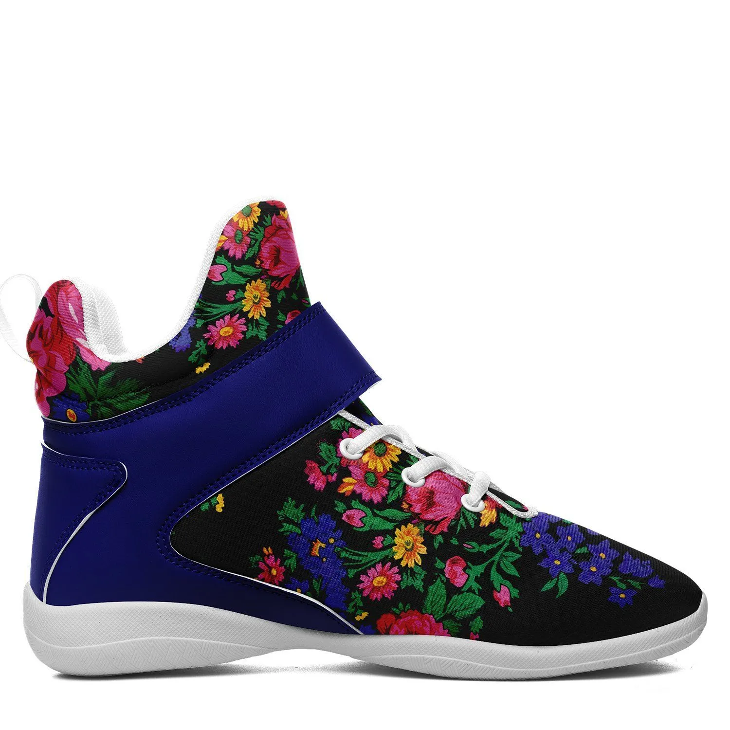 Kokum's Revenge Black Ipottaa Basketball / Sport High Top Shoes - White Sole