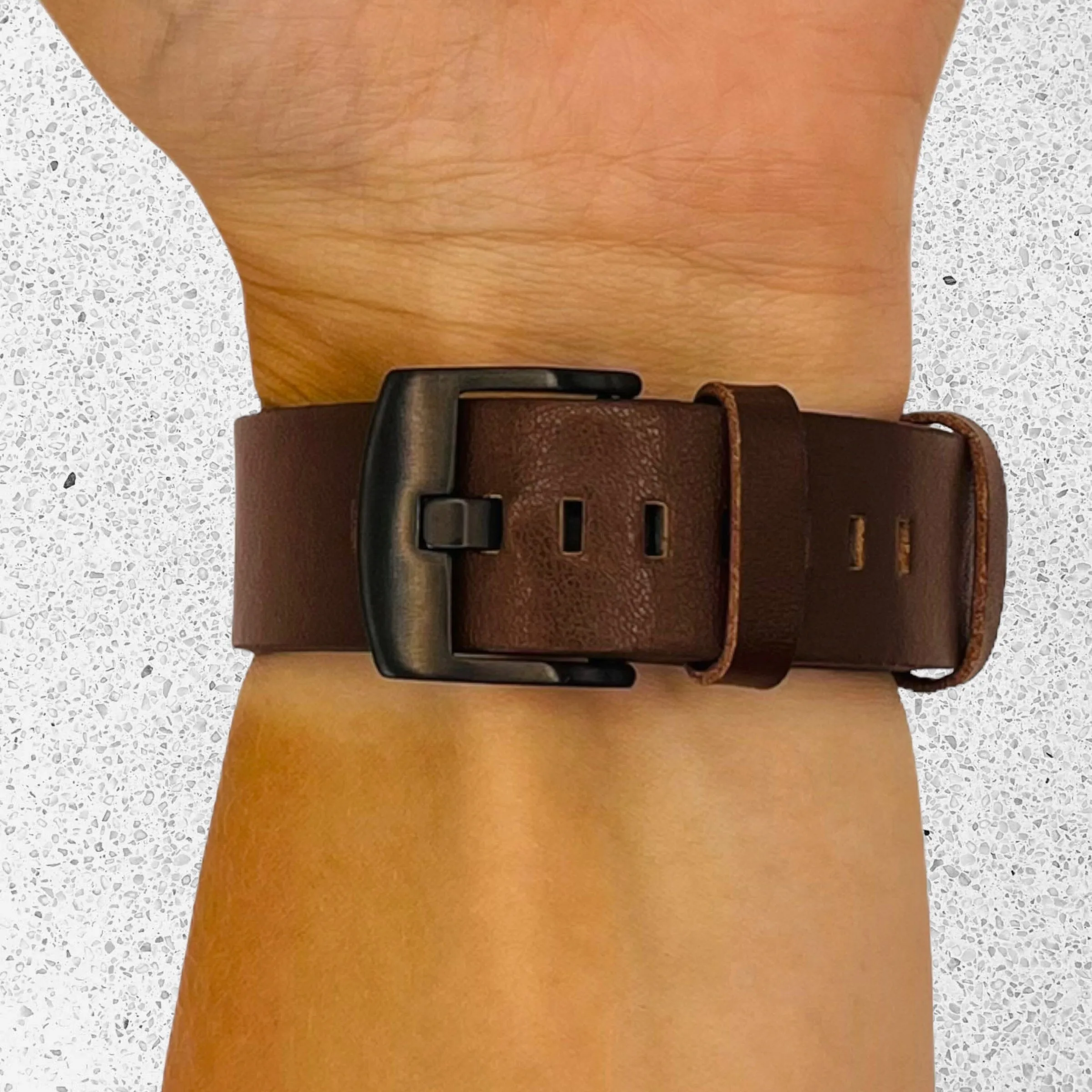 Leather Straps Compatible with the Garmin Approach S12