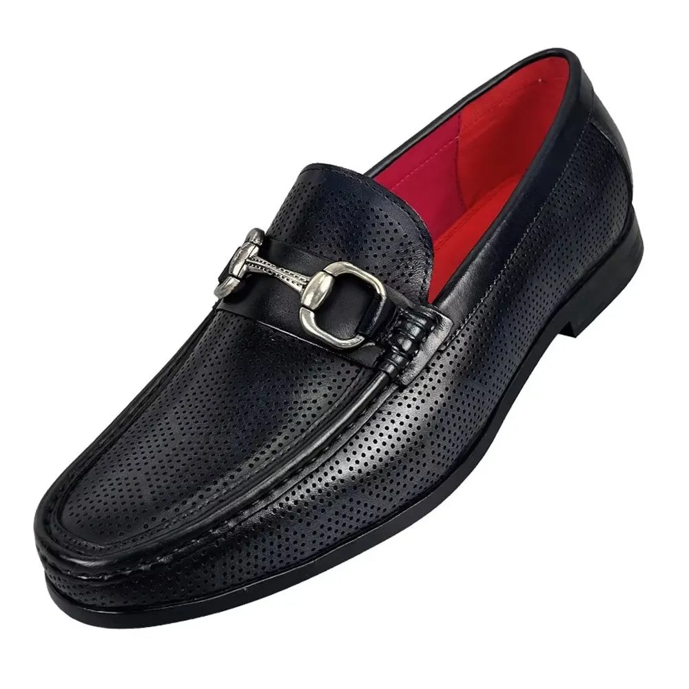 LuxeLeather Elegant Genuine Leather Slip On Loafers