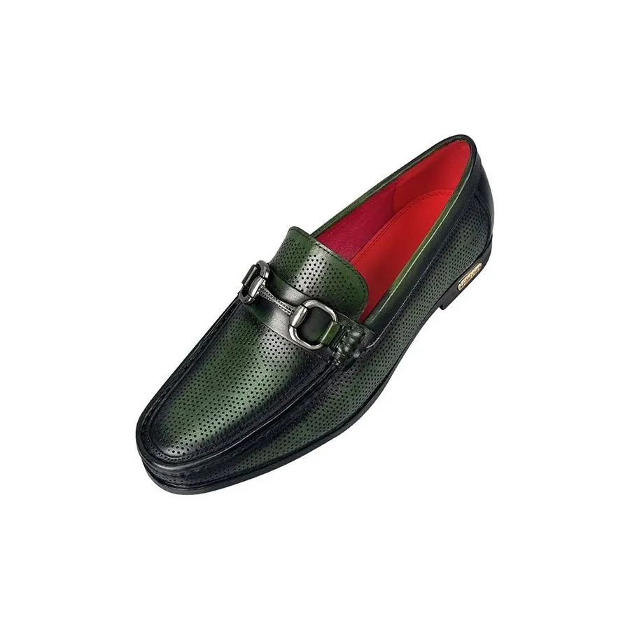 LuxeLeather Elegant Genuine Leather Slip On Loafers