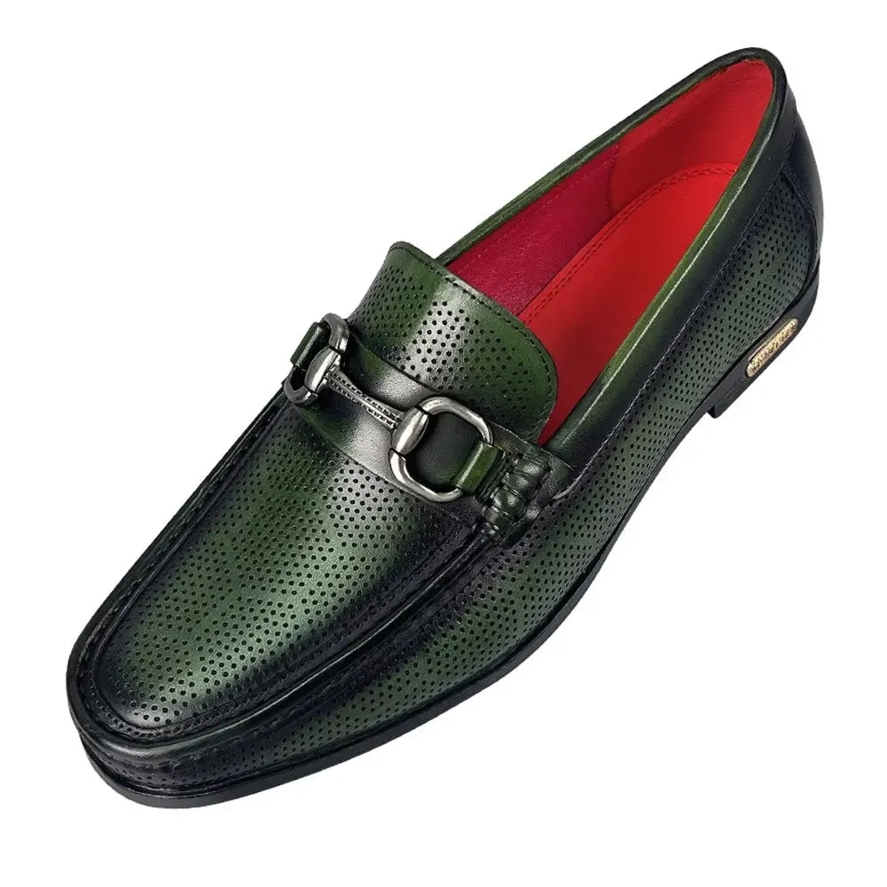 LuxeLeather Elegant Genuine Leather Slip On Loafers