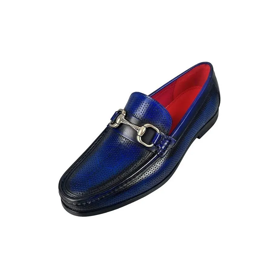 LuxeLeather Elegant Genuine Leather Slip On Loafers