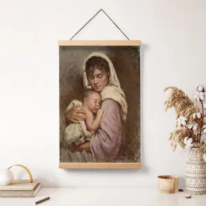 Mary Hanging Canvas Wall Art - Mary's Son - Religious Canvas