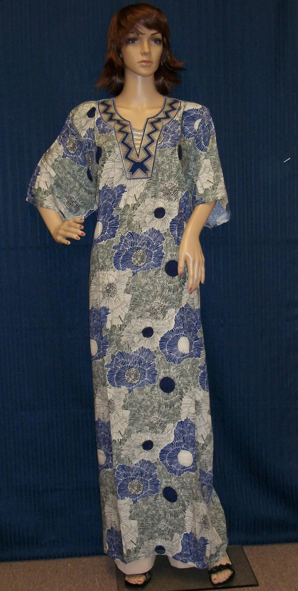 Maxi 1125 Gown Kaftan Jalabiya Sleep Wear Shieno