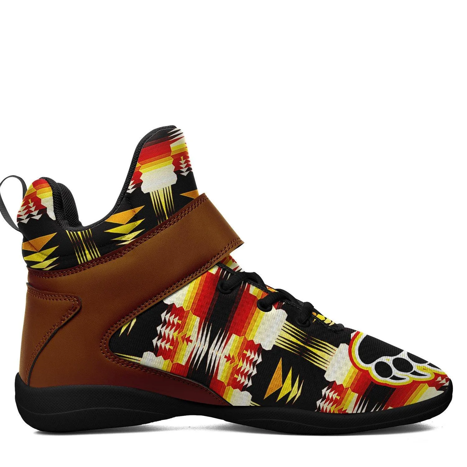 Medicine Wheel Sage Bearpaw Ipottaa Basketball / Sport High Top Shoes - Black Sole