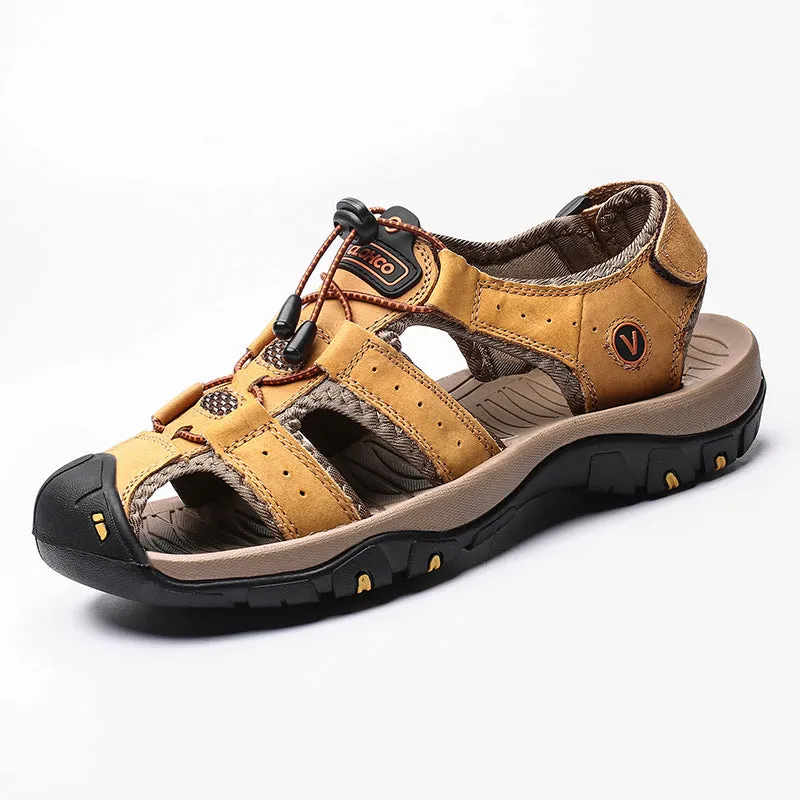 MEN'S OUTDOOR SPORTS LEATHER SANDALS