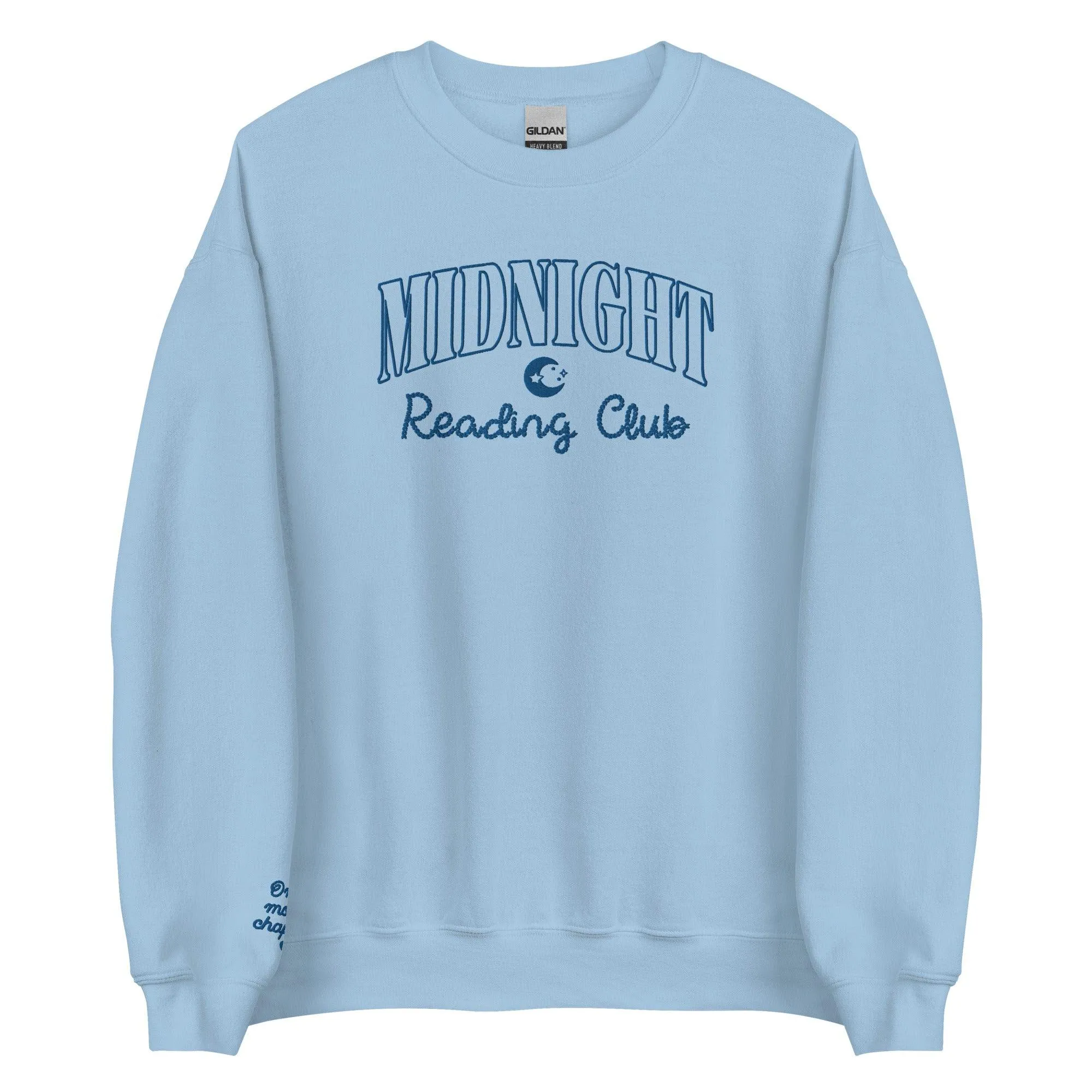 Midnight Reading Club Embroidered Sweatshirt