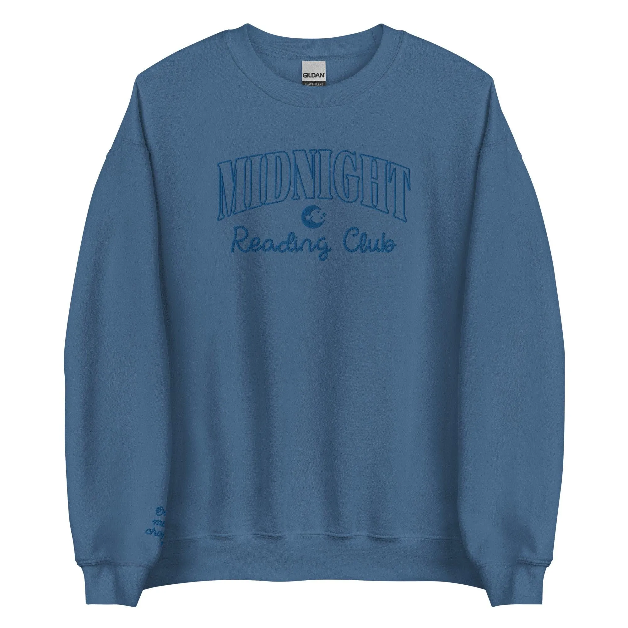 Midnight Reading Club Embroidered Sweatshirt