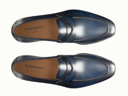 Navy Sasso Penny Loafer