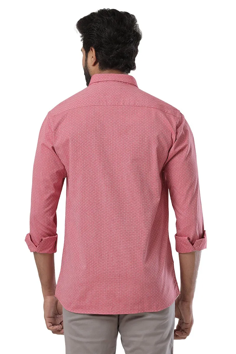 Orlando - Soft Red Casual Shirts for Men | Ariser