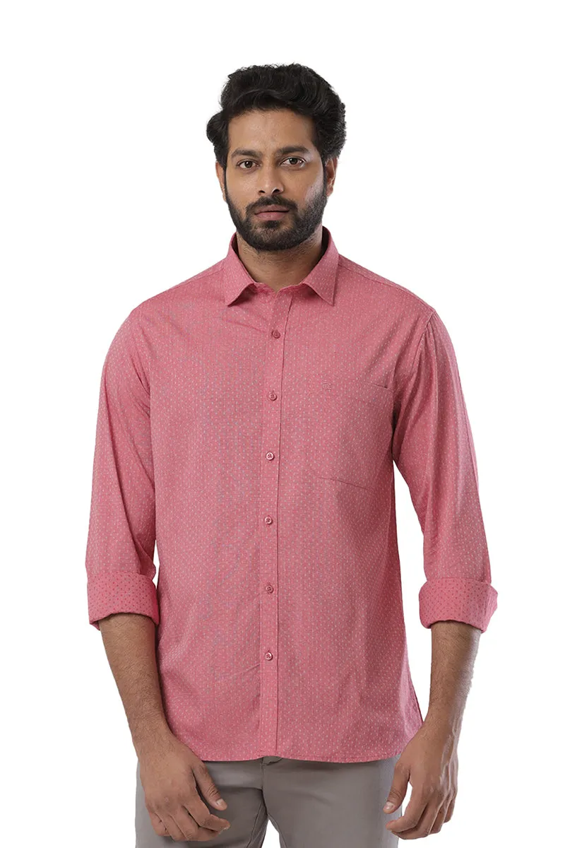 Orlando - Soft Red Casual Shirts for Men | Ariser