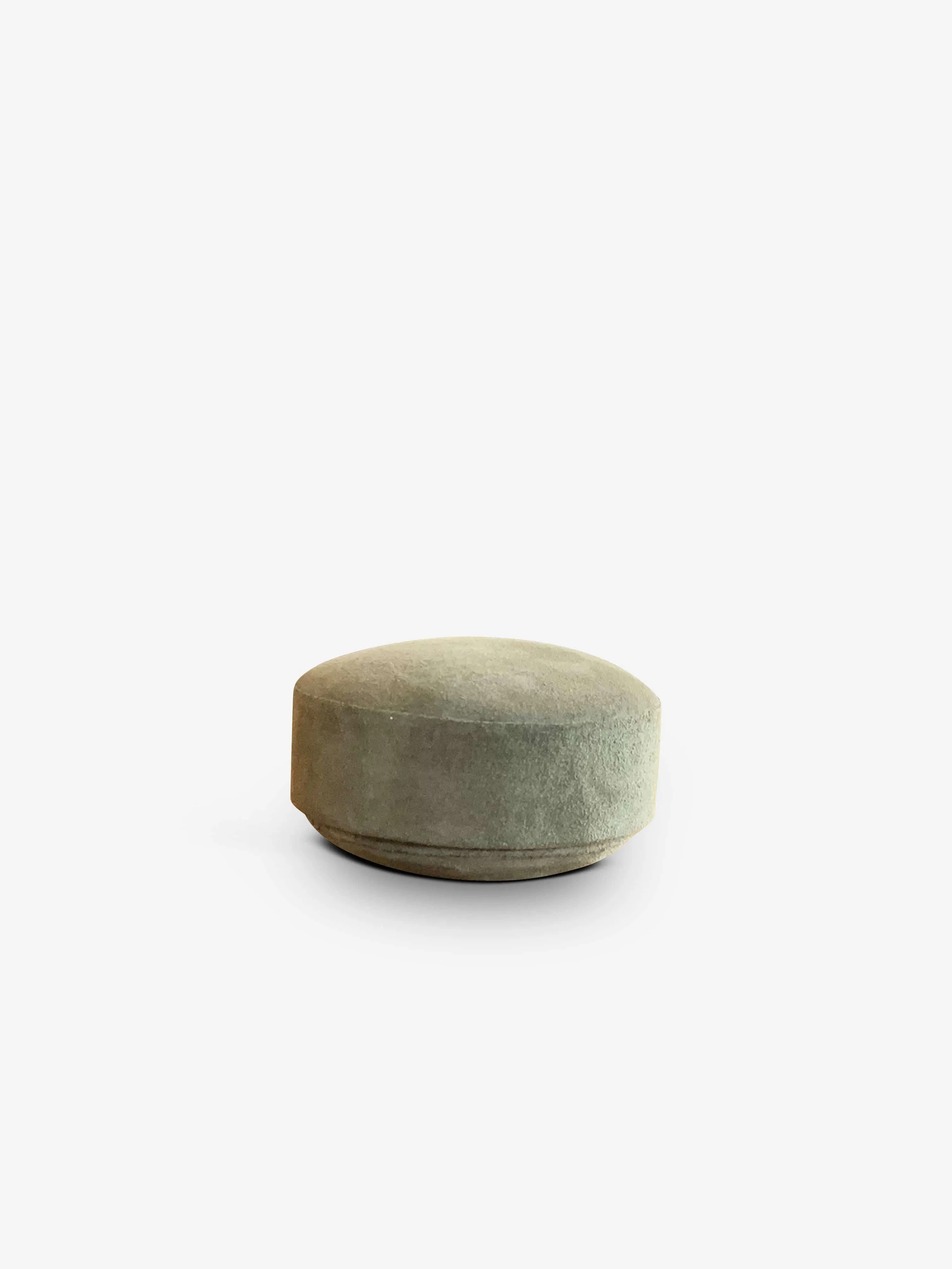 Pastille Round Box in Suede by Michael Verheyden