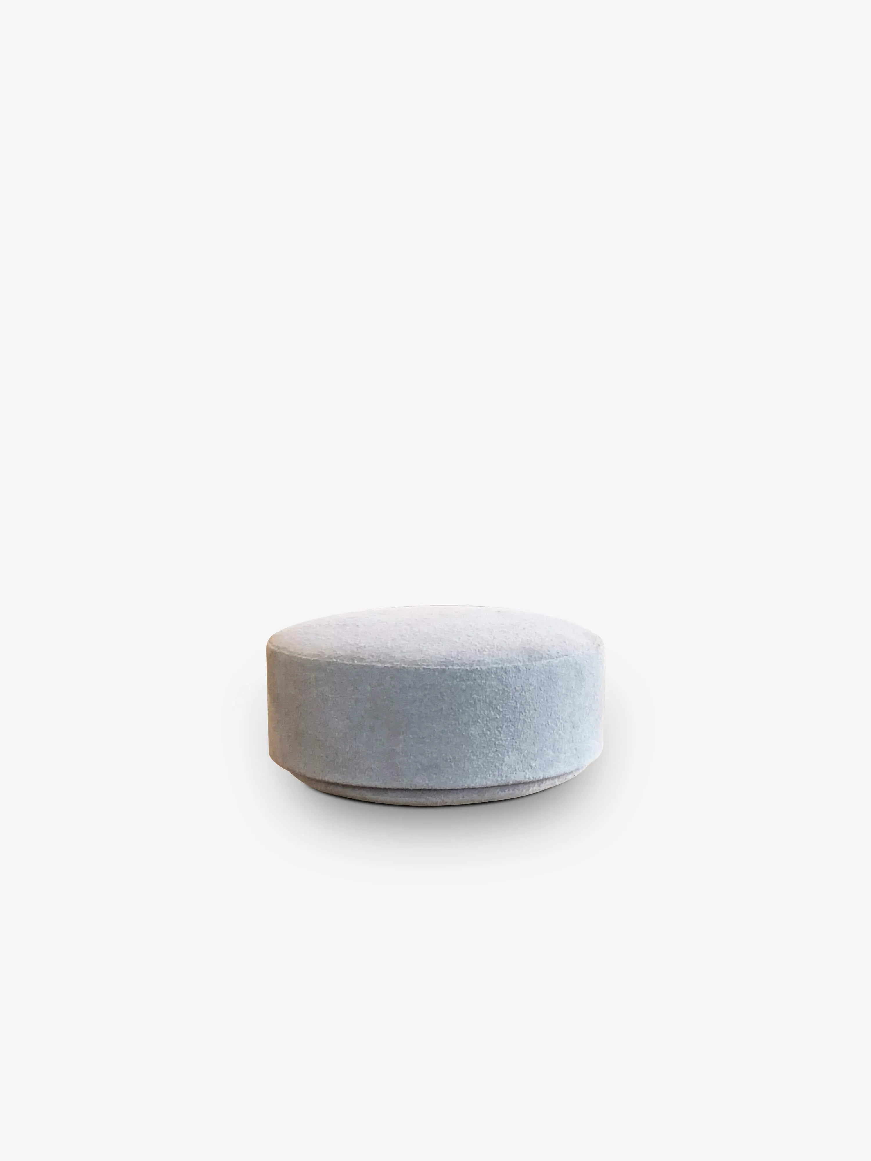 Pastille Round Box in Suede by Michael Verheyden