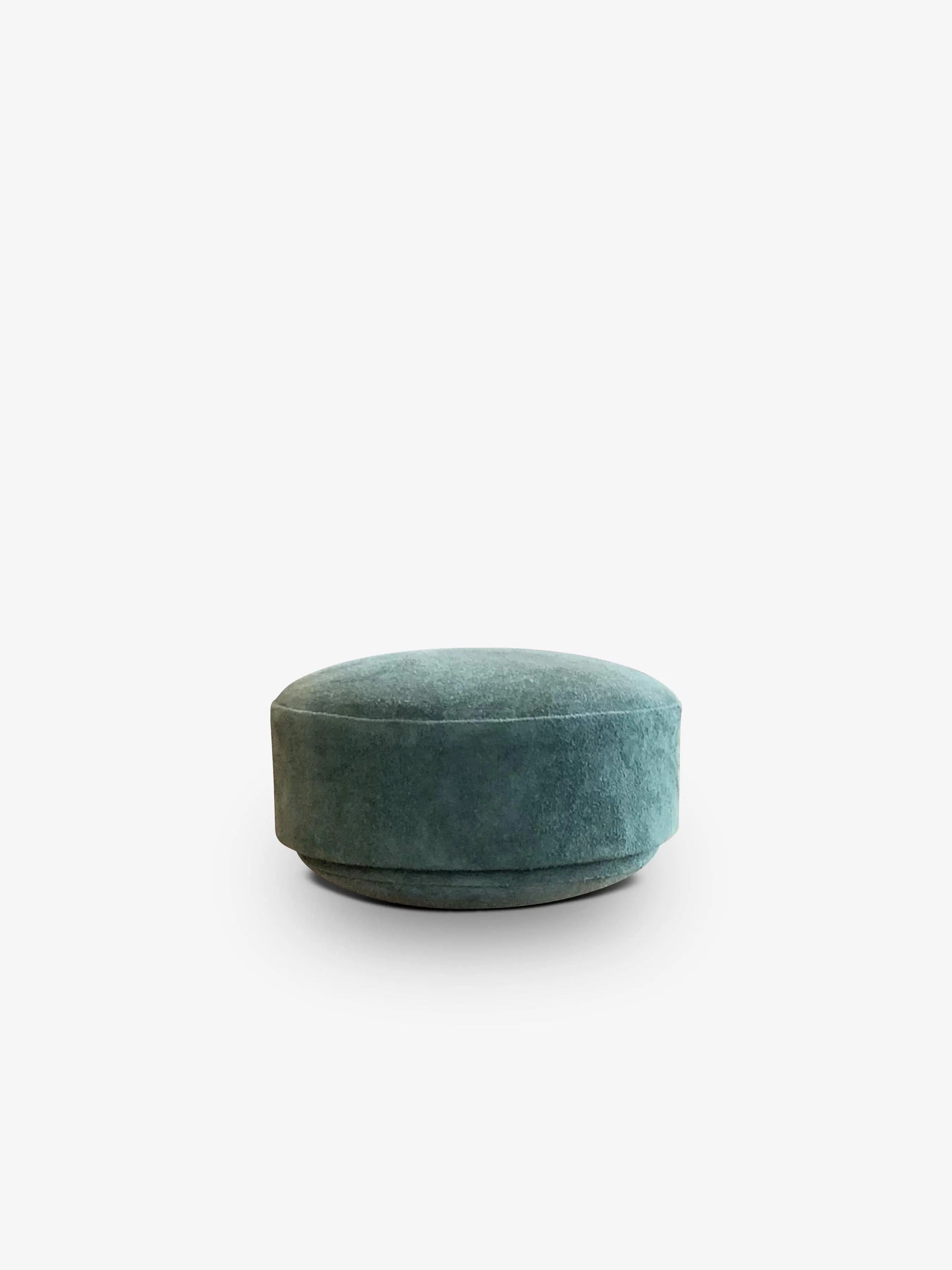 Pastille Round Box in Suede by Michael Verheyden