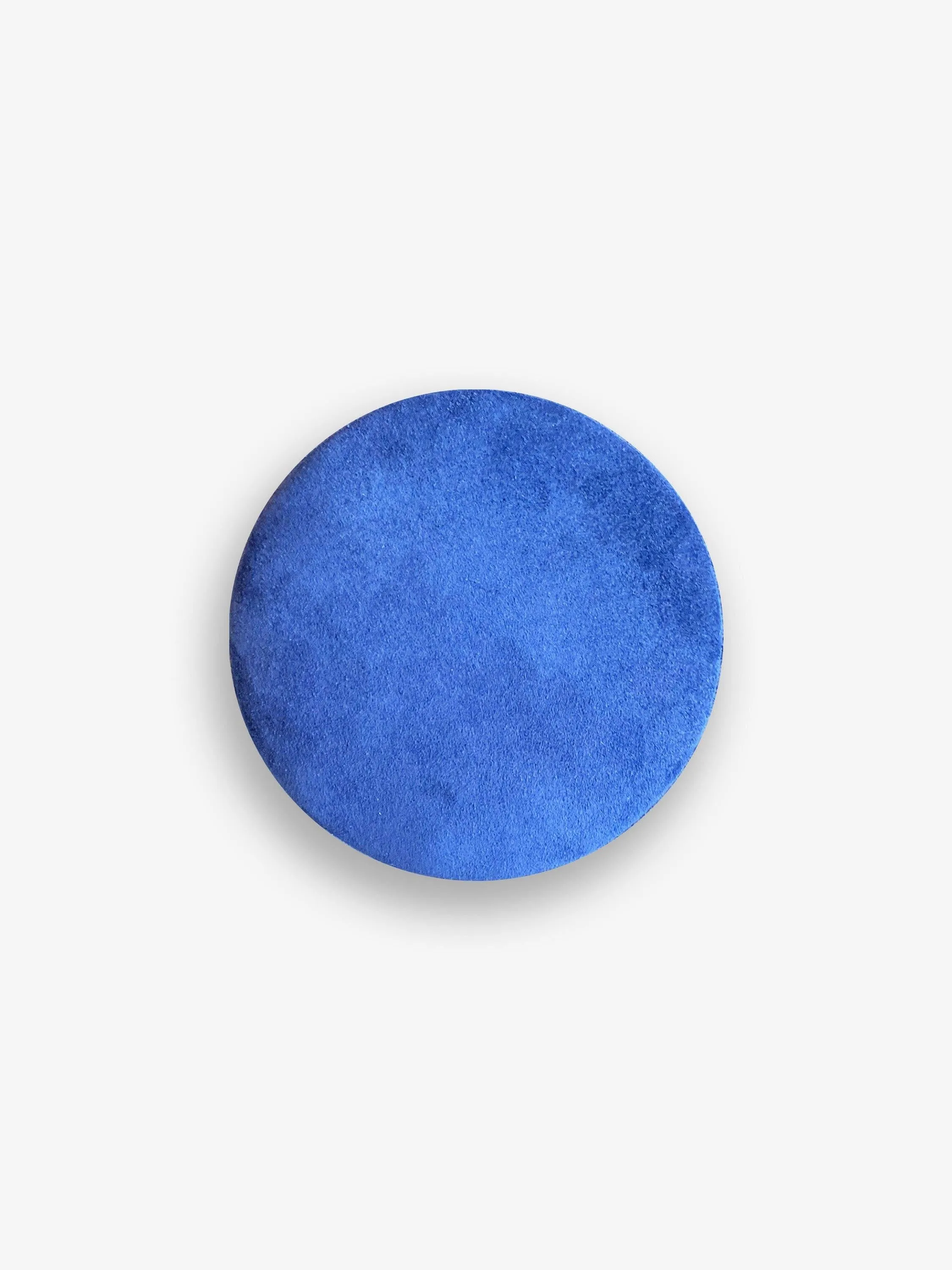 Pastille Round Box in Suede by Michael Verheyden