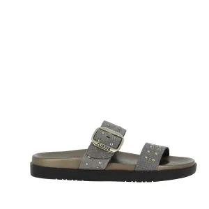 Plakton 503004 Pewter Silver Studded Sandals