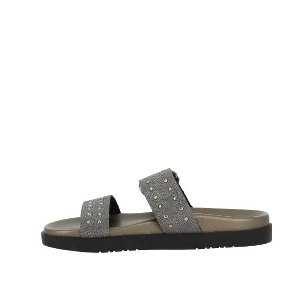 Plakton 503004 Pewter Silver Studded Sandals