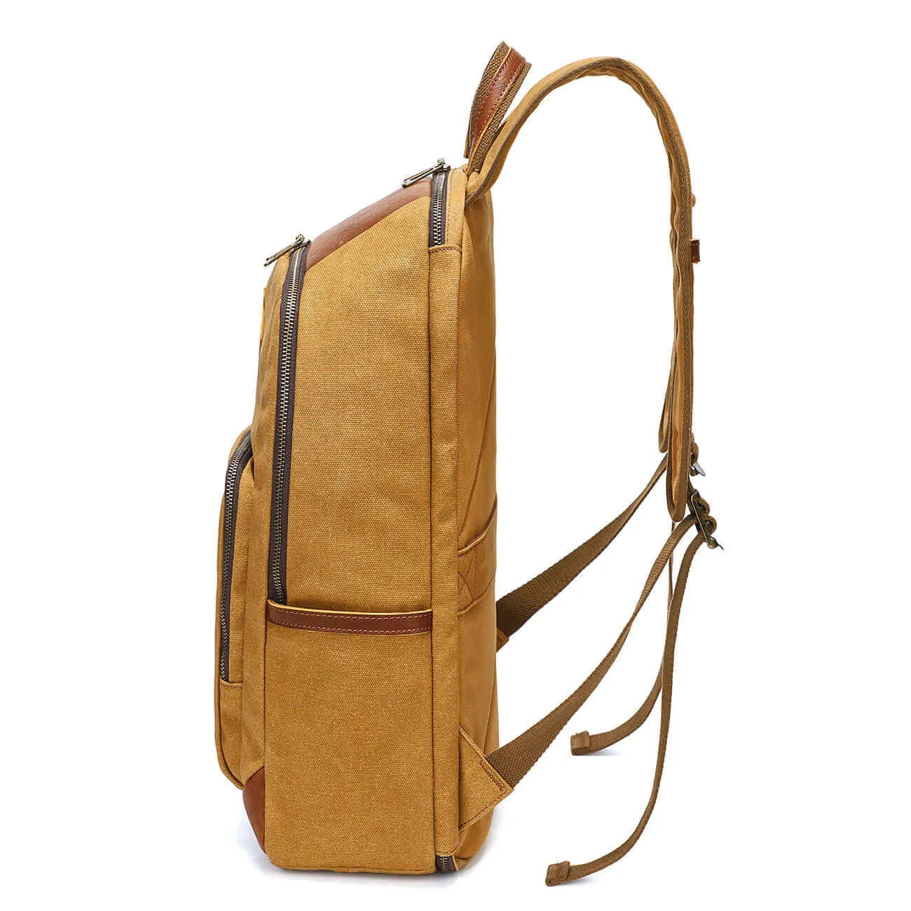 Premium Crafted Canvas Backpack - Fits 16" Laptops 19L