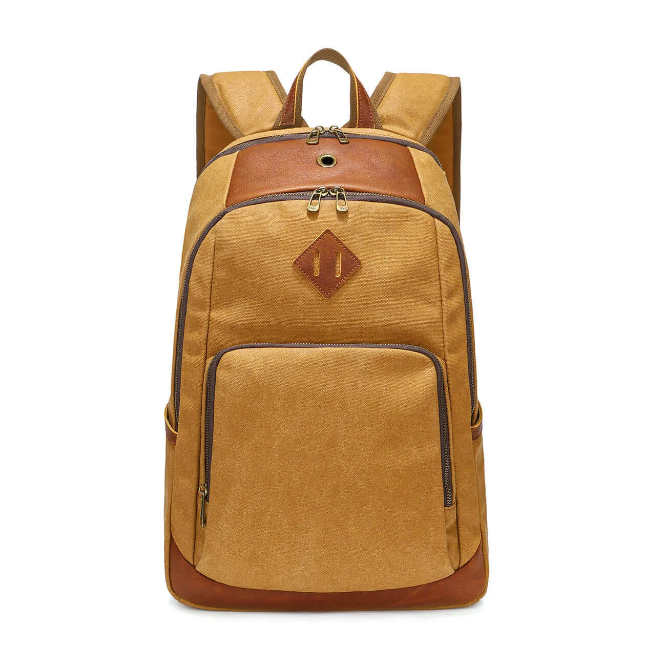 Premium Crafted Canvas Backpack - Fits 16" Laptops 19L