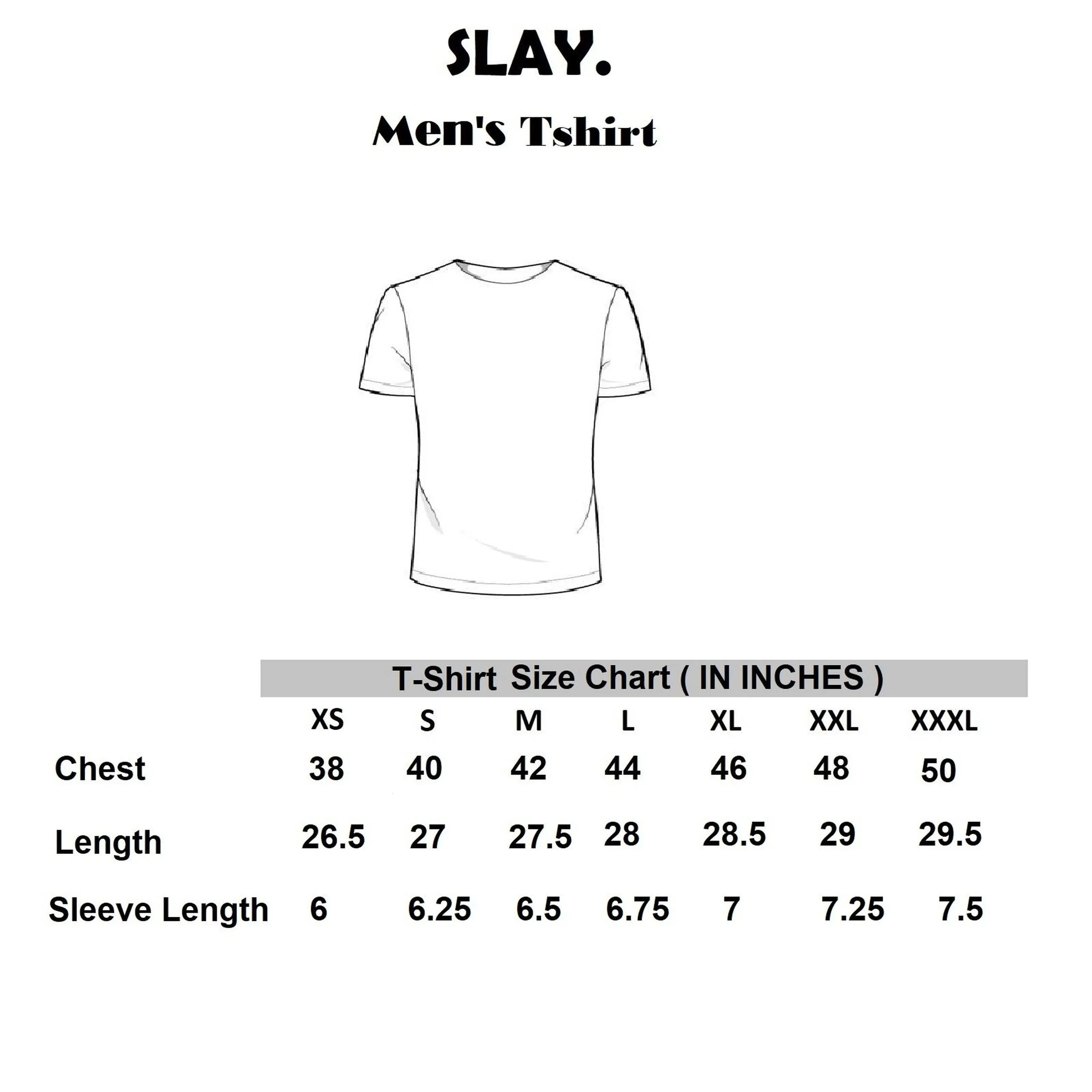 SLAY. Men's Limited Edition Gold Foil Matte Finish Print T-shirt