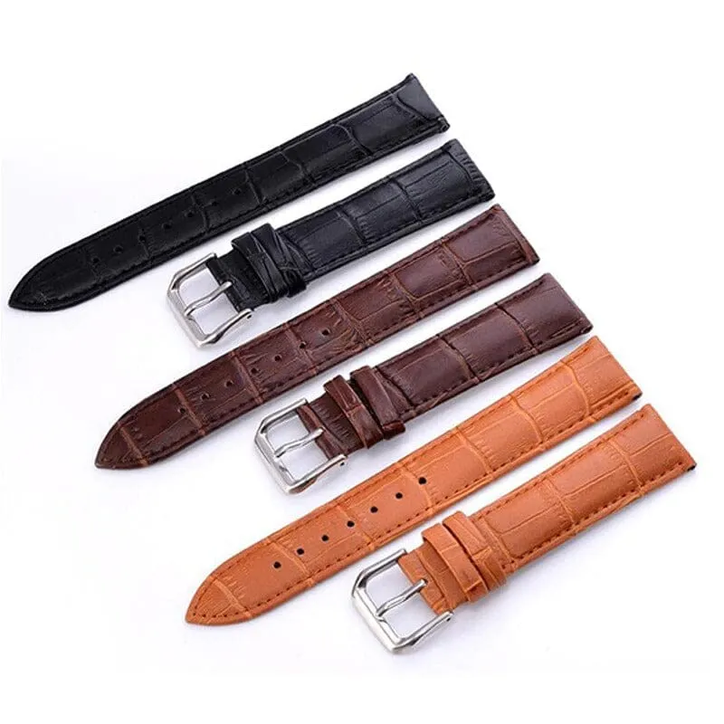 Snakeskin Leather Watch Straps Compatible with the Google Pixel Watch