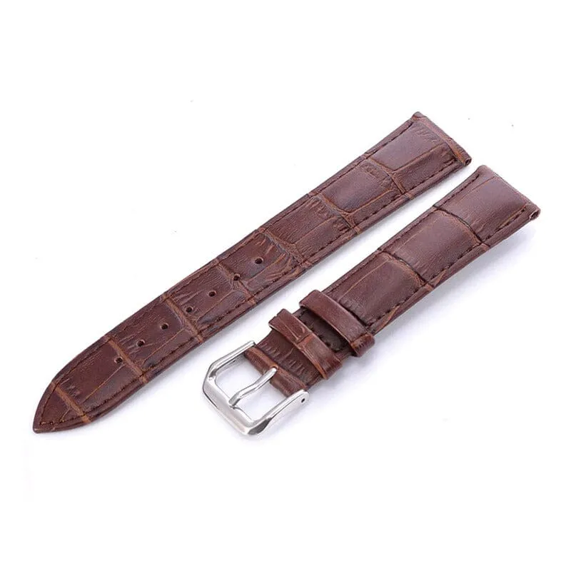 Snakeskin Leather Watch Straps Compatible with the Huawei Watch 2