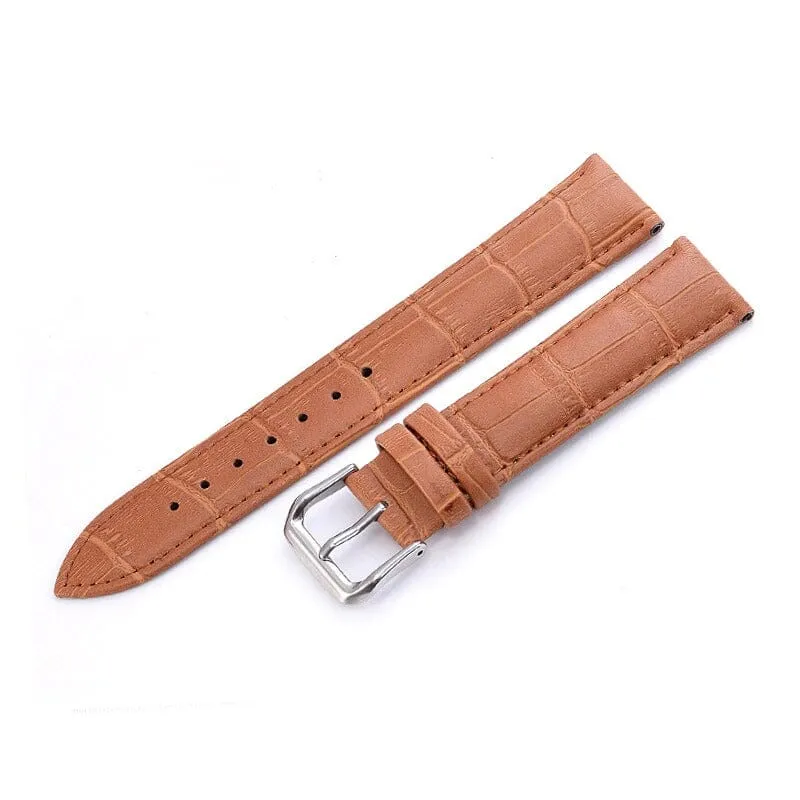 Snakeskin Leather Watch Straps Compatible with the Huawei Watch 2