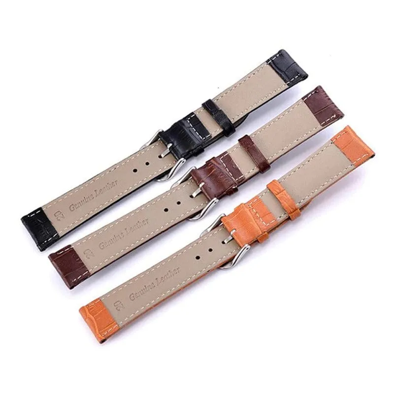 Snakeskin Leather Watch Straps Compatible with the Huawei Watch 2